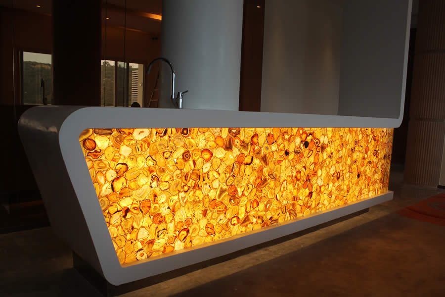 Yellow Brown Agate