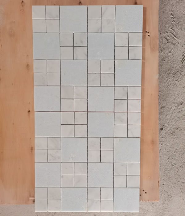 Argentine Blue & Carrara White